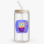 Банка с бамбуковой крышкой