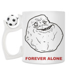 Кружка с футбольным мячиком