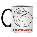 Кружка двухцветная