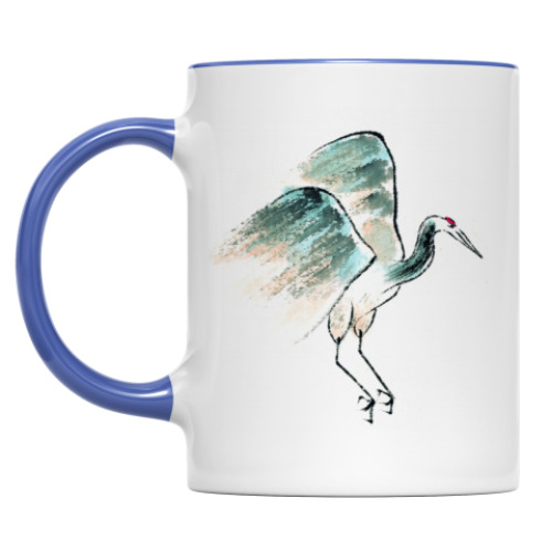 Кружка с принтом Птица