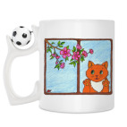 Кружка с футбольным мячиком