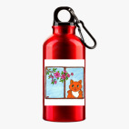 Металлическая бутылка 400 мл UV-DTF