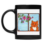 Кружка цветная UV-DTF