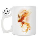 Кружка с футбольным мячиком