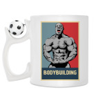 Кружка с футбольным мячиком