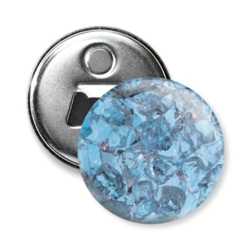 Магнит-открывашка с принтом  ЛЕД