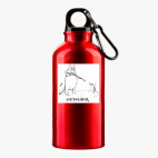 Металлическая бутылка 400 мл UV-DTF