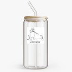 Банка с бамбуковой крышкой