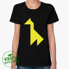 Женская футболка органик