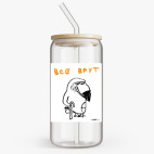 Банка с бамбуковой крышкой