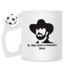 Кружка с футбольным мячиком