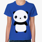 Классическая женская футболка Панда