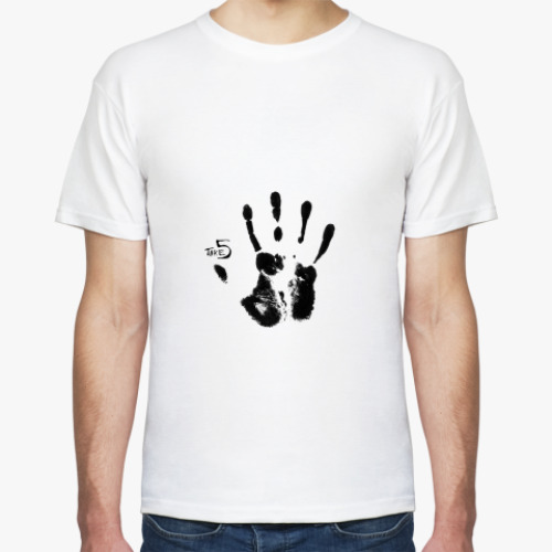 Футболка с принтом  Take five