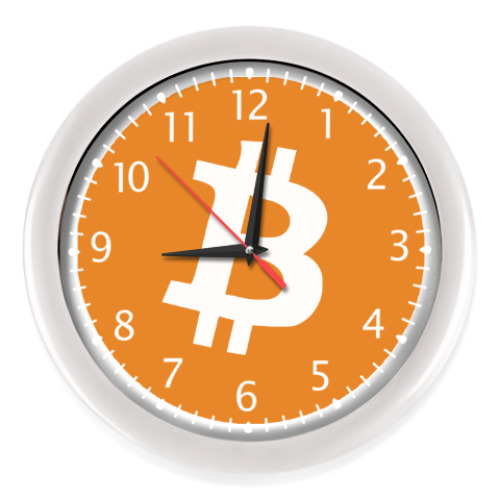 Настенные часы Биткоин майнер