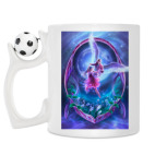 Кружка с футбольным мячиком