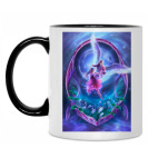 Кружка двухцветная