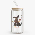 Банка с бамбуковой крышкой