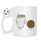 Кружка с футбольным мячиком