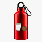 Металлическая бутылка 400 мл UV-DTF