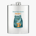 Фляжка стальная