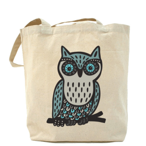 Сумка шоппер с принтом Сова