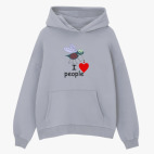 Толстовка худи оверсайз