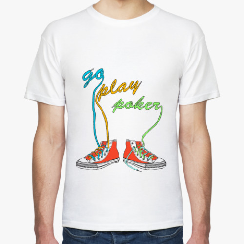 Футболка с принтом Go Play Poker