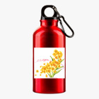 Металлическая бутылка 400 мл UV-DTF