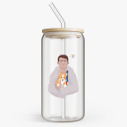 Банка с бамбуковой крышкой