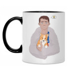 Кружка двухцветная