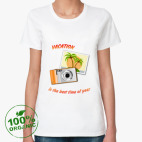 Женская футболка органик