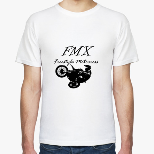Футболка с принтом Мотофристайл