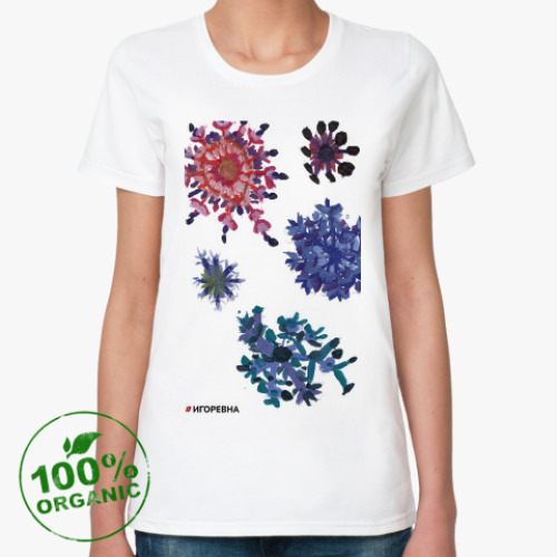 Женская футболка из органик-хлопка Сугроб органический