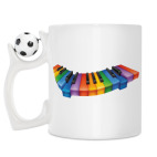 Кружка с футбольным мячиком