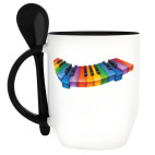 Кружка с ложкой