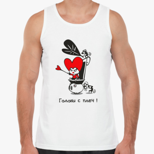 Майка с принтом Красная королева