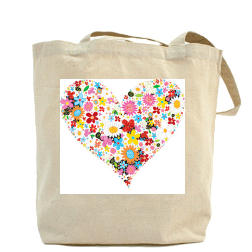 Сумка шоппер с принтом Холщовая сумка