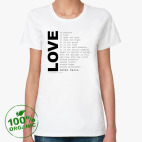 Женская футболка органик