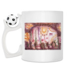 Кружка с футбольным мячиком