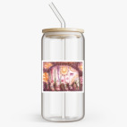 Банка с бамбуковой крышкой