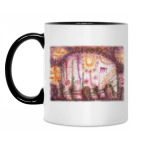 Кружка двухцветная