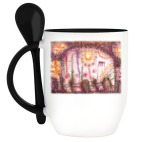 Кружка с ложкой