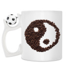 Кружка с футбольным мячиком