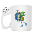 Кружка с футбольным мячиком