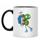 Кружка двухцветная