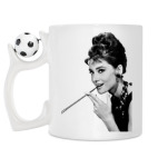 Кружка с футбольным мячиком