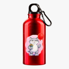 Металлическая бутылка 400 мл UV-DTF