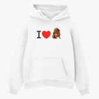 Толстовка худи оверсайз