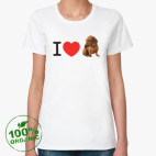 Женская футболка органик