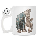 Кружка с футбольным мячиком